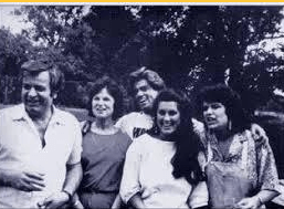 Yioda with her parents and siblings